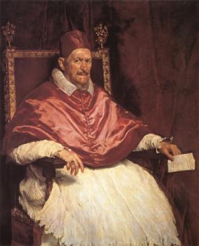 Diego Rodriguez De Silva Velazquez : Portrait of Pope Innocent X